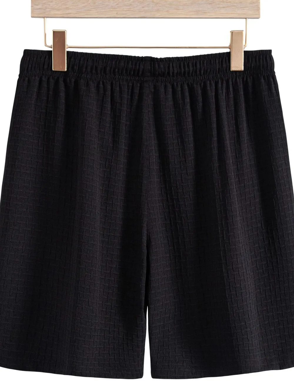 Men's Classic Textured Shorts with Elastic Waist, image 3