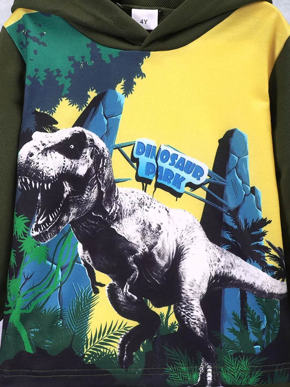 Children's Dinosaur Park Hoodie and Pants Set, image 8