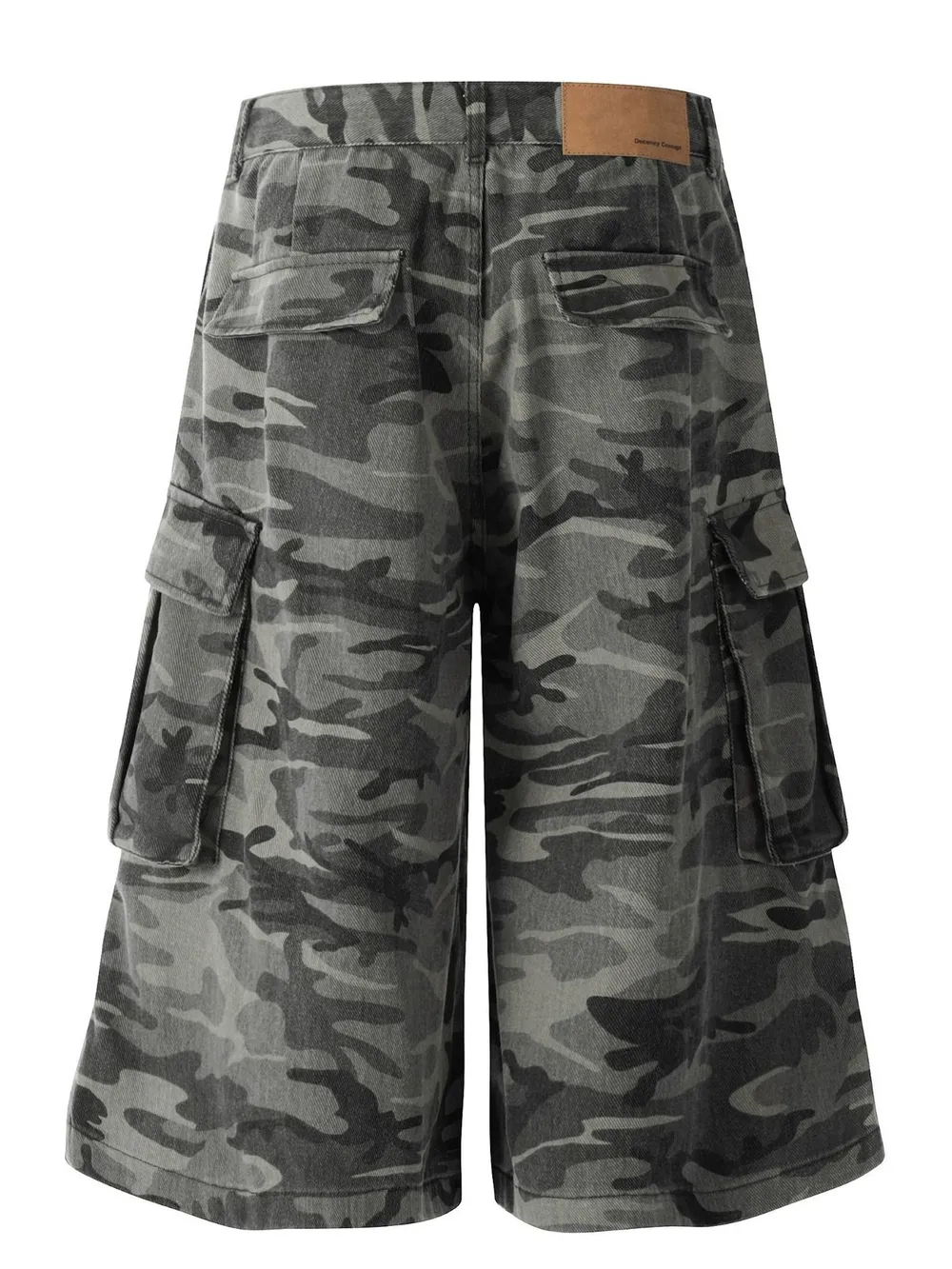 Men's Camo Cargo Shorts with Multiple Pockets, image 3