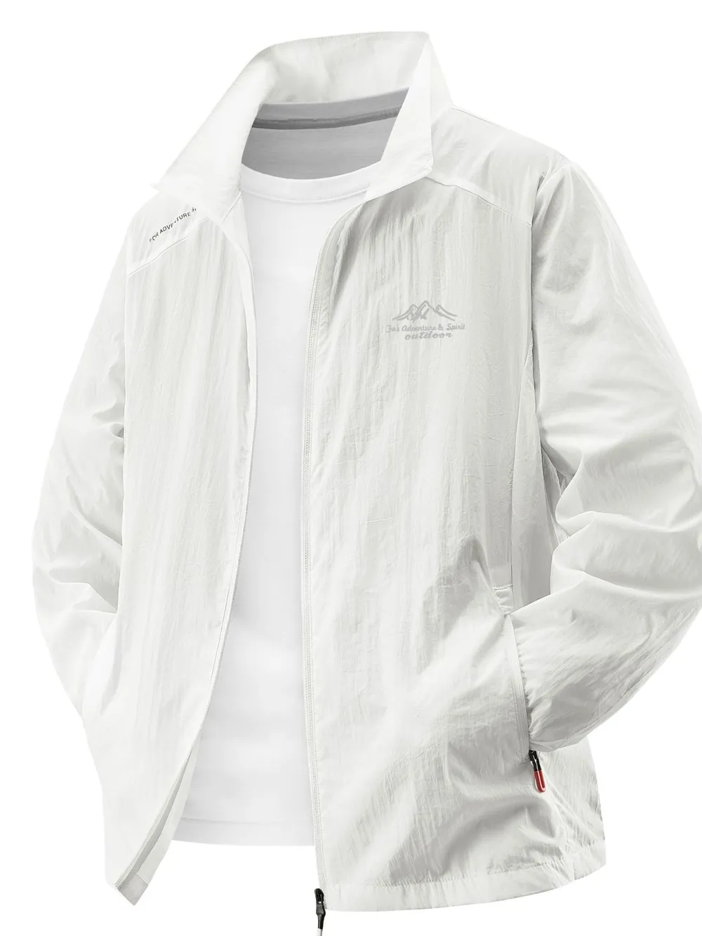Men's Plus Size Lightweight Outdoor Windproof Jacket, image 7
