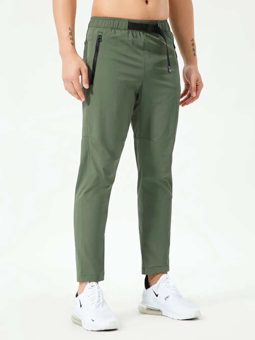 Men's Plus Size Elastic Waist Pants, image 2