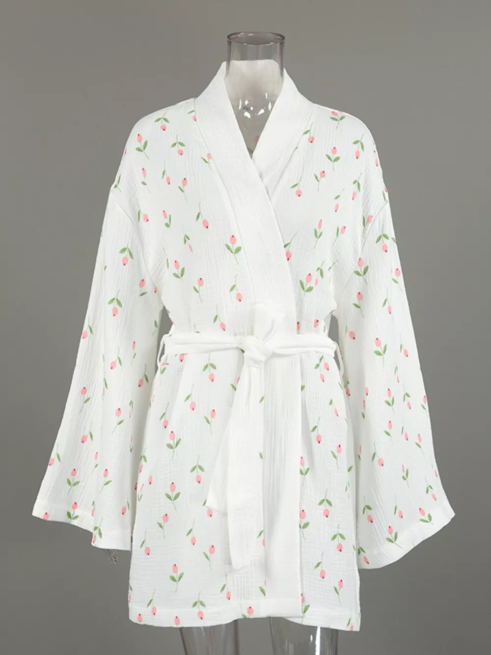 Floral Print Lightweight Lounge Nightgown, image 5