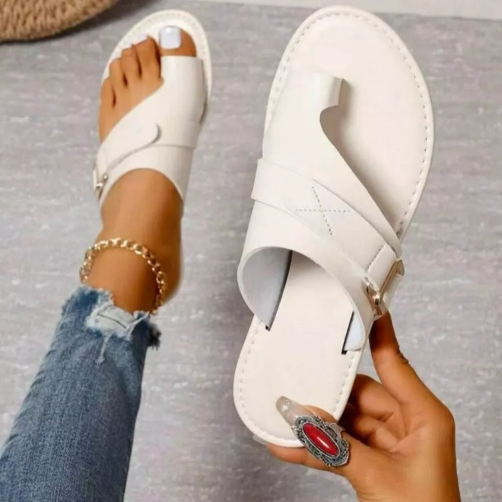 Toe Ring Buckle Sandals, image 4