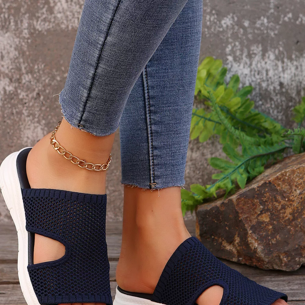 Breathable Mesh Open Toe Sandals, image 8