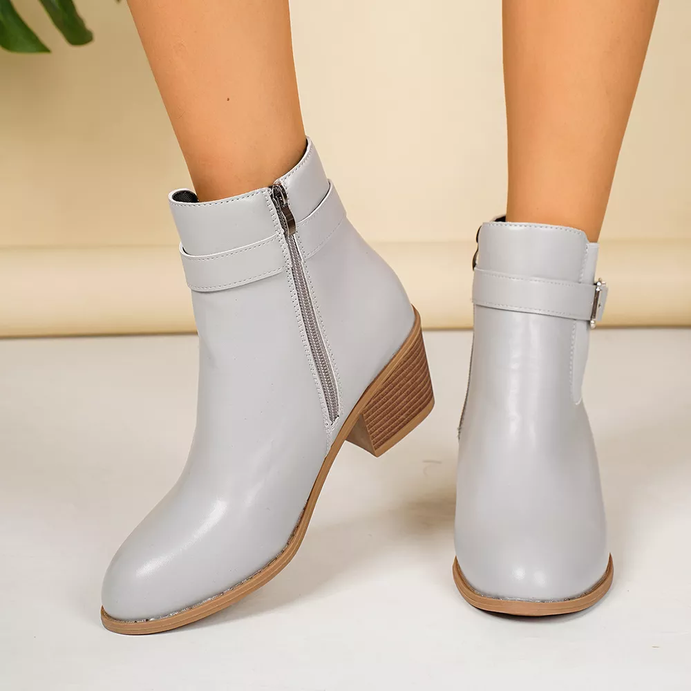 Point Toe Block Heels Boots, image 5
