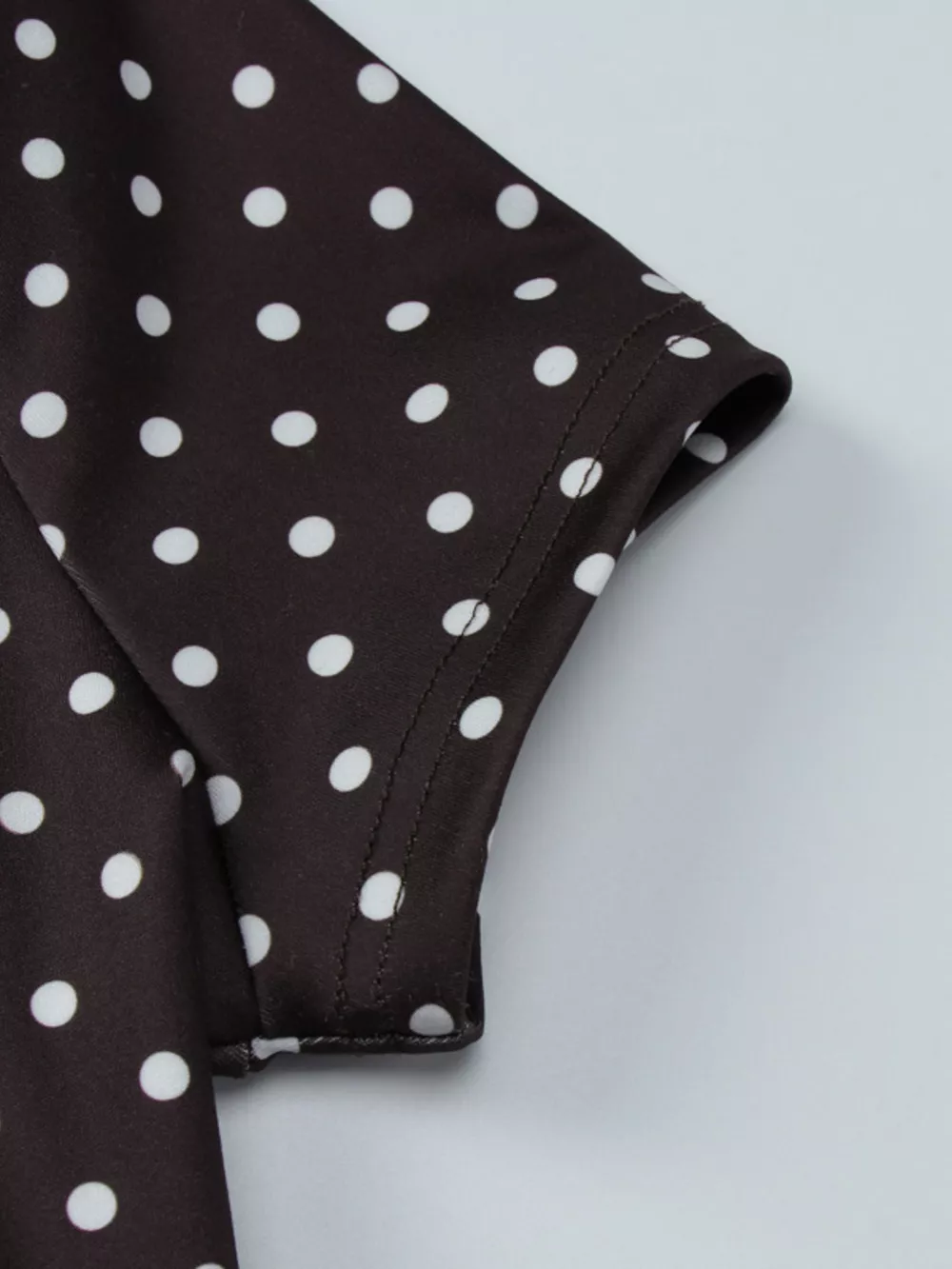 Polka Dot Cut-Out Front Mini Dress, image 16