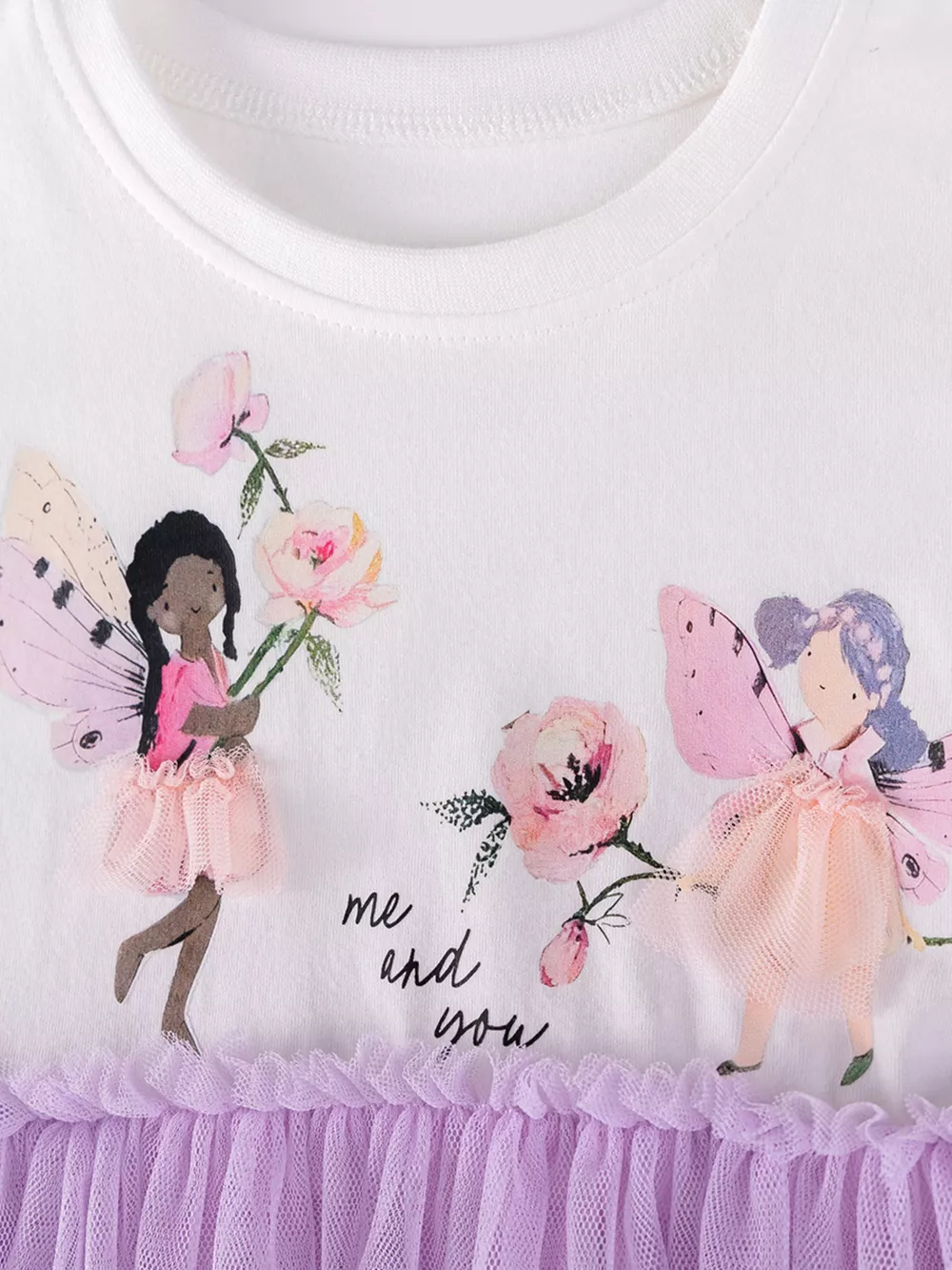 Children's Ballerina Round Neck Tulle Dress, image 5