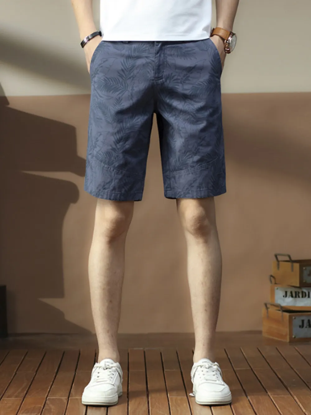Men's Printed Loose Fit Shorts, image 7