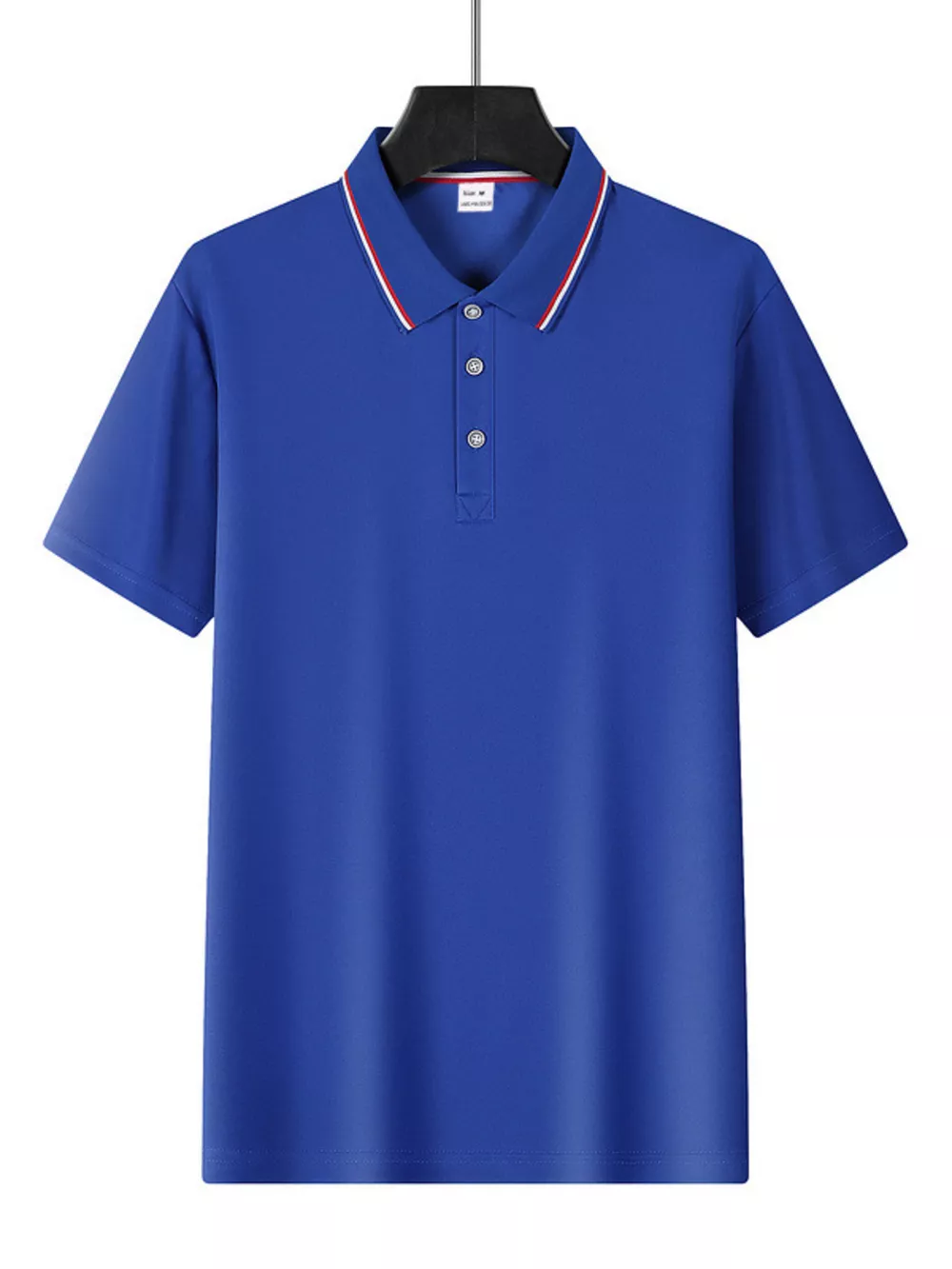 Men's Full Size Casual Button Detail Polo Plus Size, image 4
