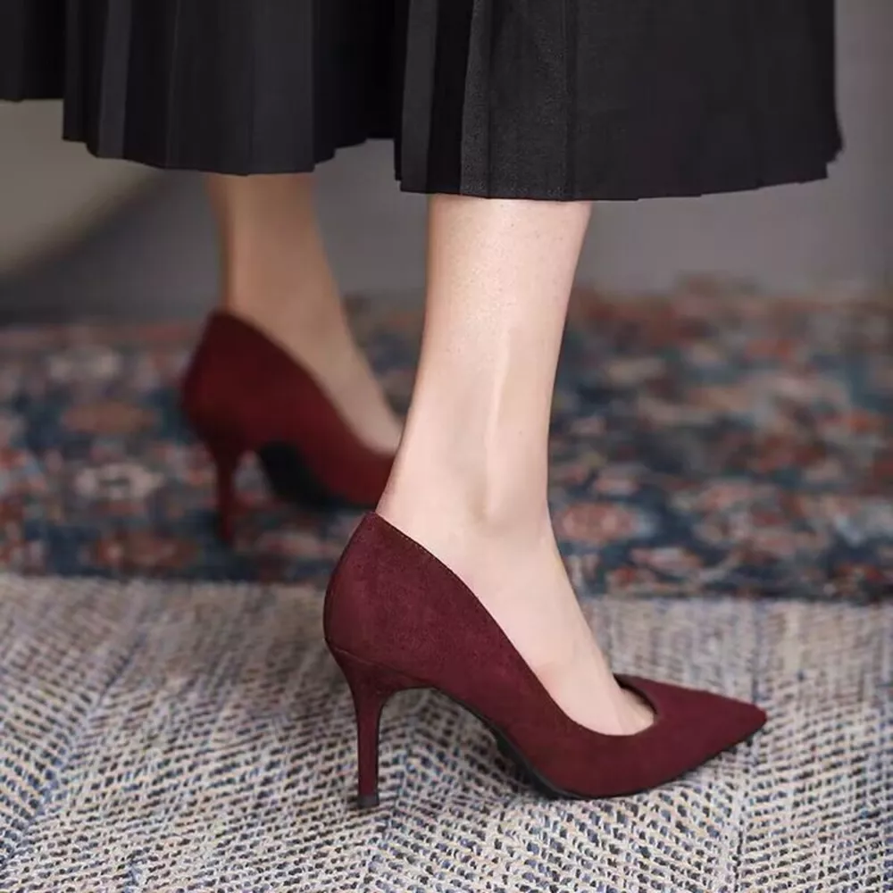Point Toe Stiletto Pumps, image 2