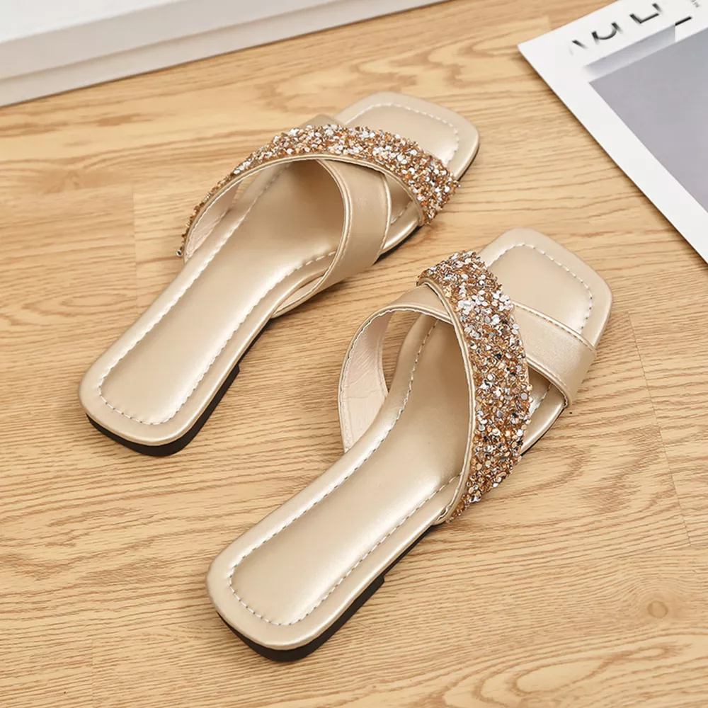 Open Toe Crisscross Sandals, image 5