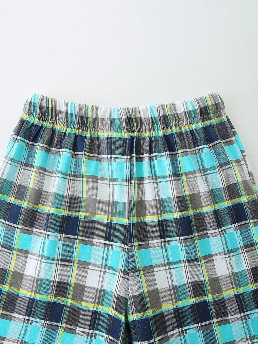 Children's Crocodile Graphic Tee and Plaid Shorts Set, image 5