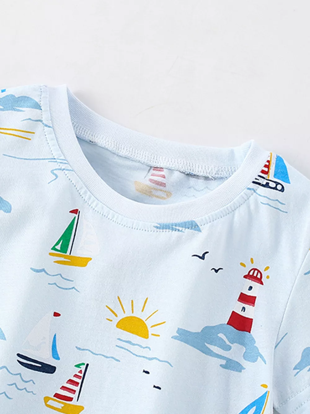 Children's Nautical Print T-Shirt and Shorts Set, image 3