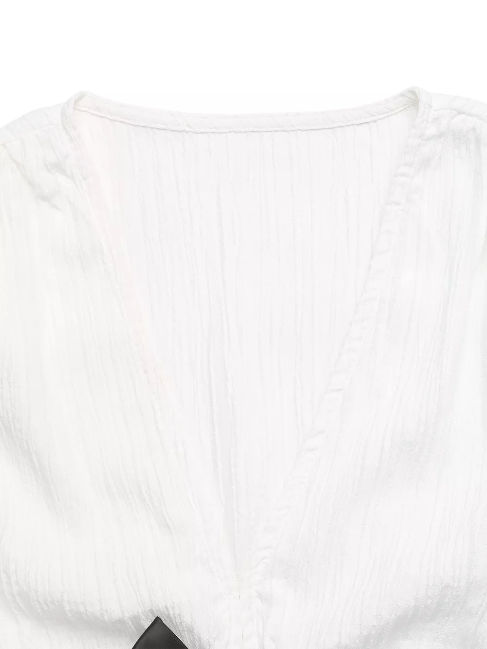 Bow Front Cap Sleeve Blouse, image 3