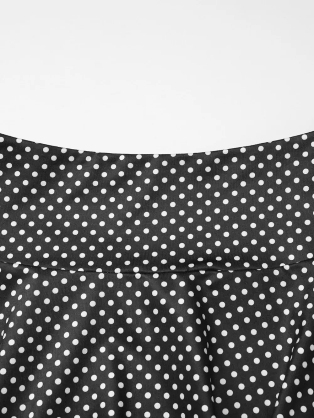 Polka Dot Print Crop Top and Skirt Set, image 12