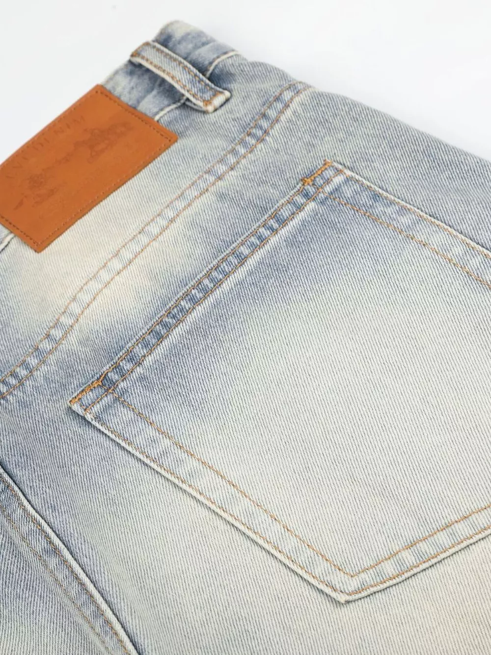 Men's Full Size Vintage Wash Wide Leg Jeans Plus Size, image 5