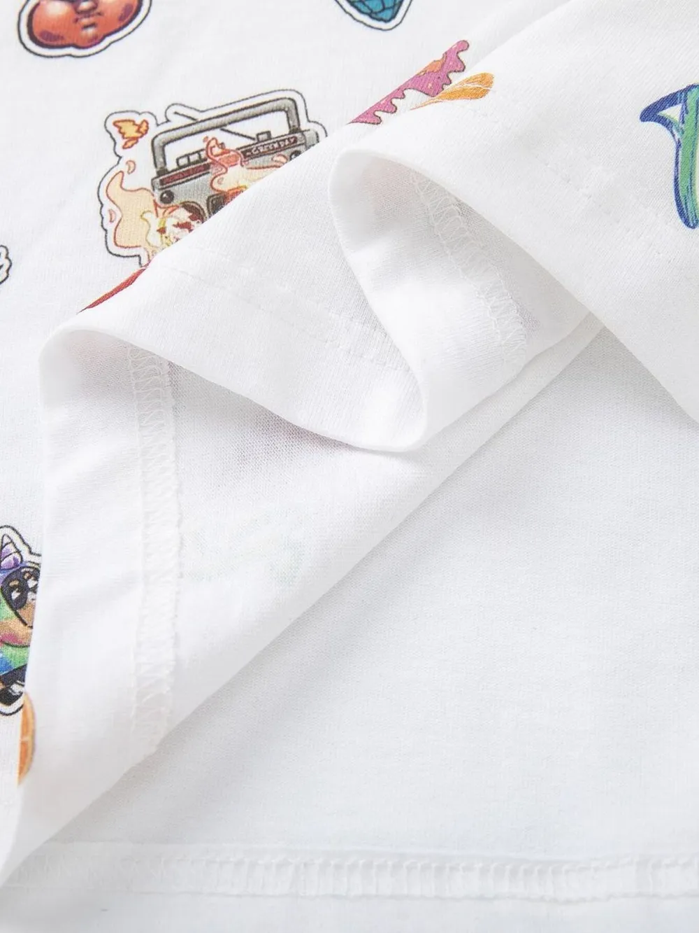 Men's Cosmic Candy Dreams Print Round Neck T-Shirt, image 7