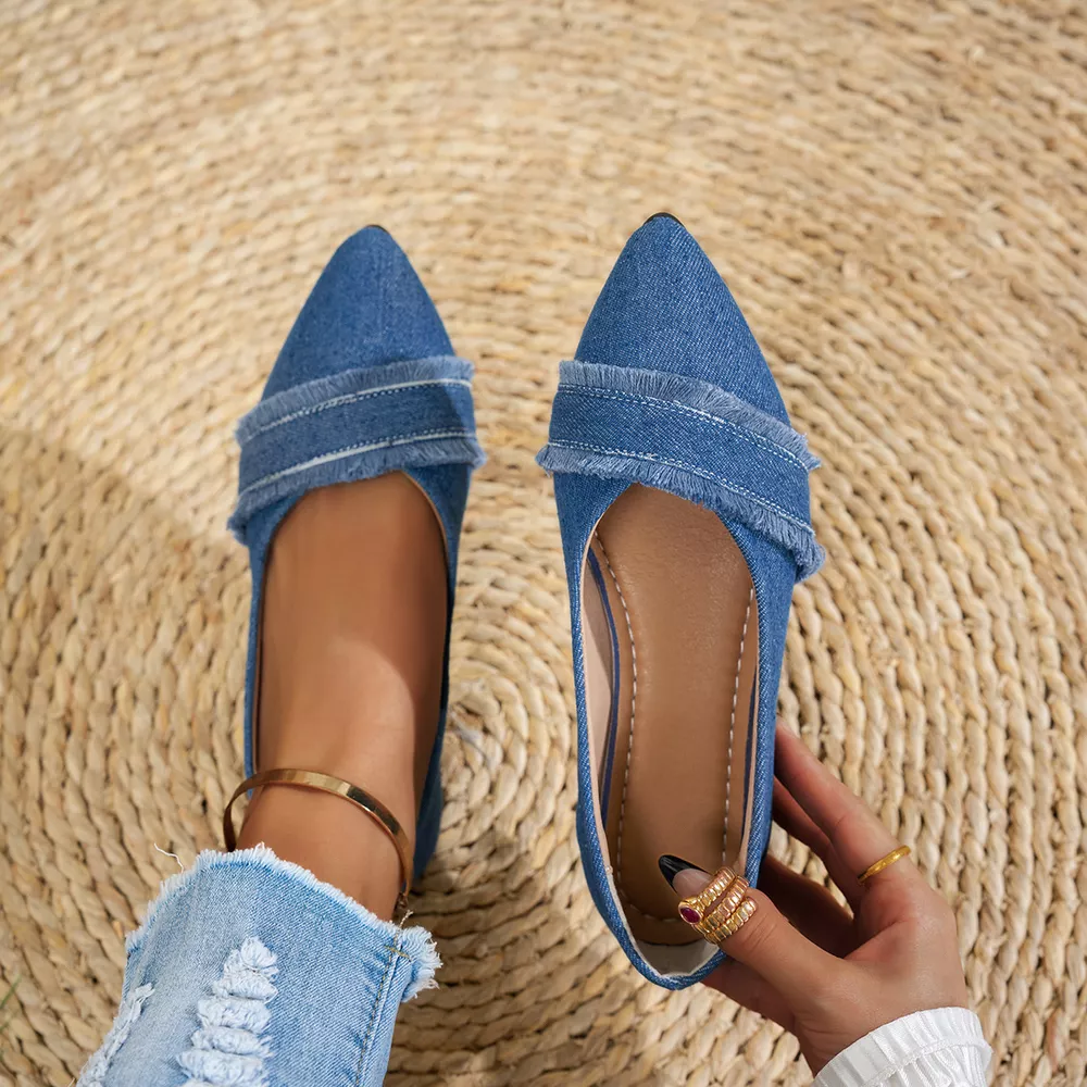 Point Toe Flats Slip-Ons, image 4