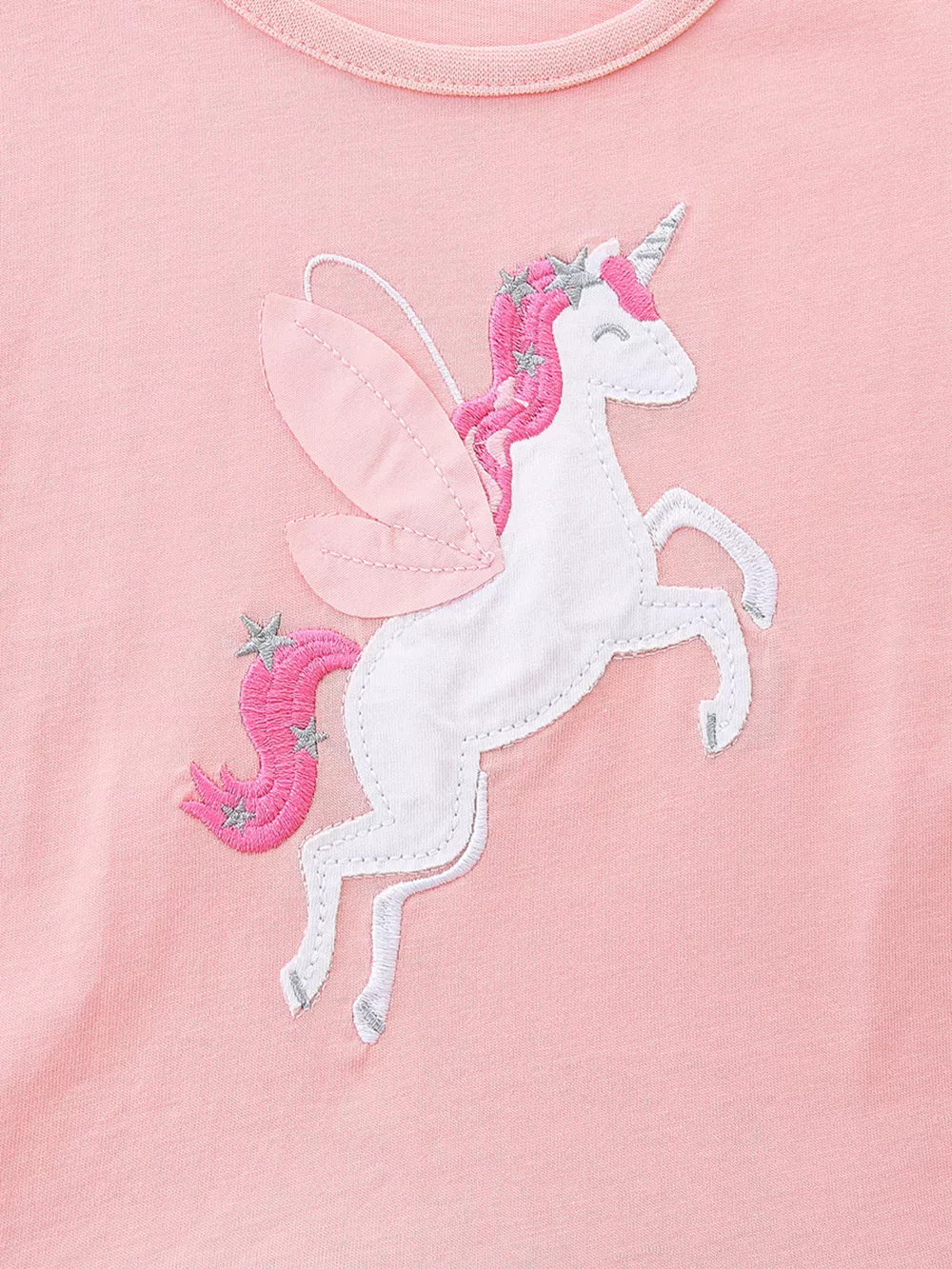 Children's Unicorn Applique Rainbow Tulle Dress, image 4