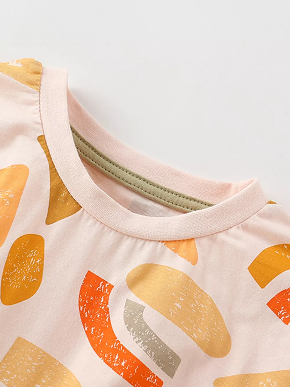Children's Geometric Print T-Shirt & Shorts Set, image 3