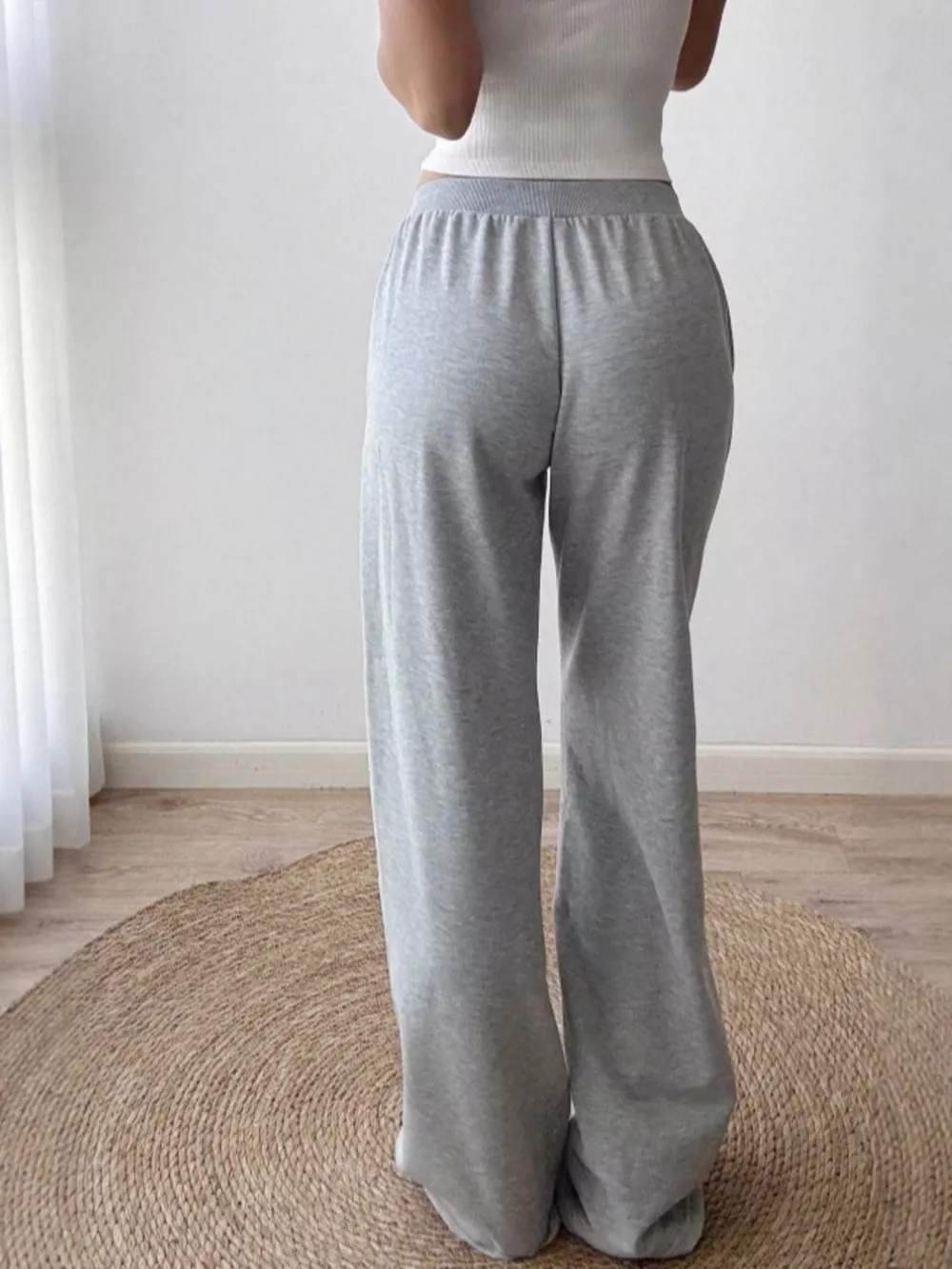 Drawstring Wide Leg Pants, image 5