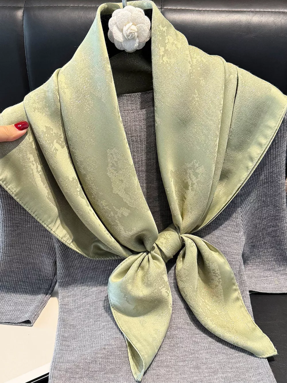 Lightweight Silk Scarf, image 20