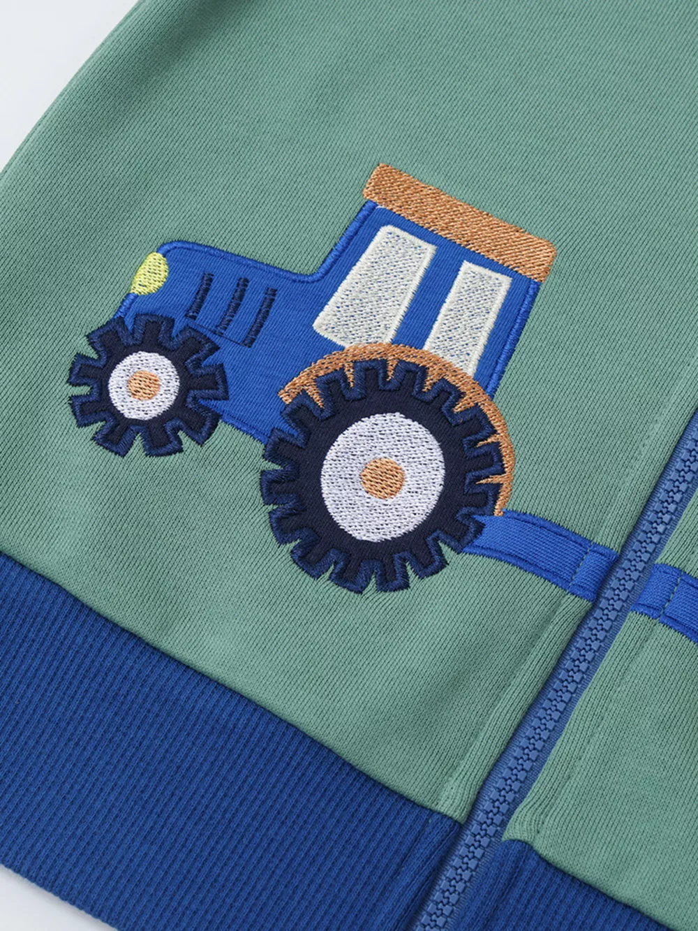 Children's Tractor Zip-Up Hoodie, image 3