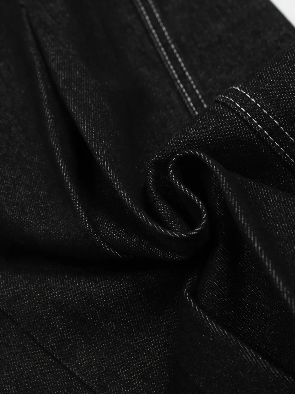 Men's Wide-Leg Jeans with Contrast Stitching, image 11