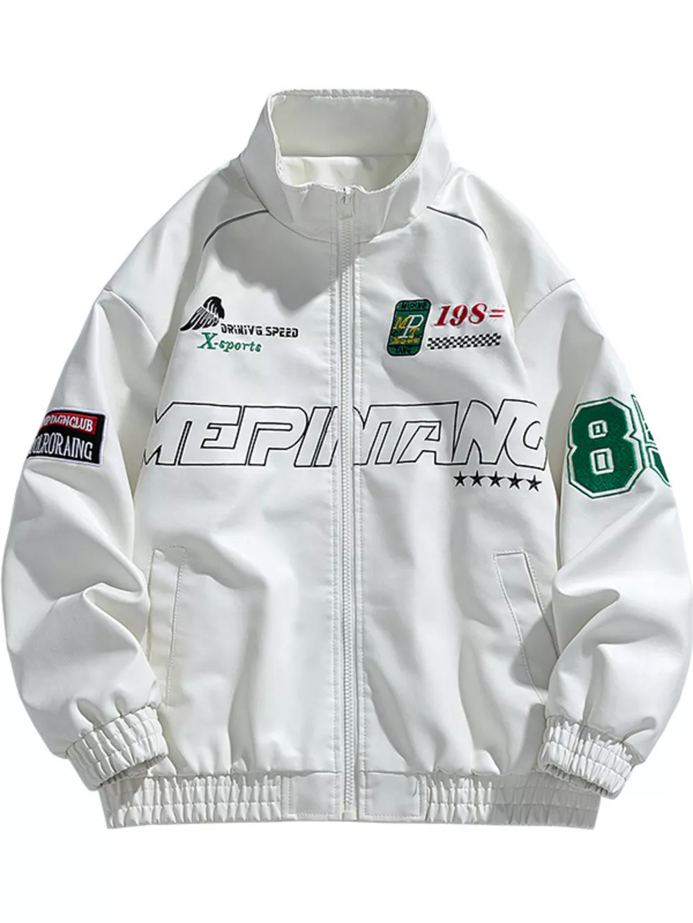 Men's Plus Size Zip Up Long Sleeve Jacket, image 3