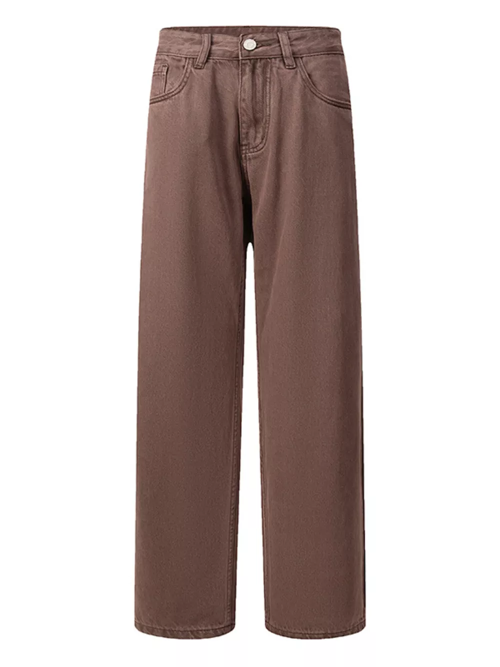 Men's Vintage Wash Wide Leg Jeans, image 5