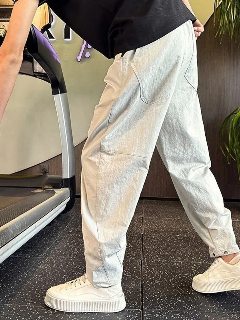 Men's Plus Size Lightweight Casual Cargo Pants, image 2