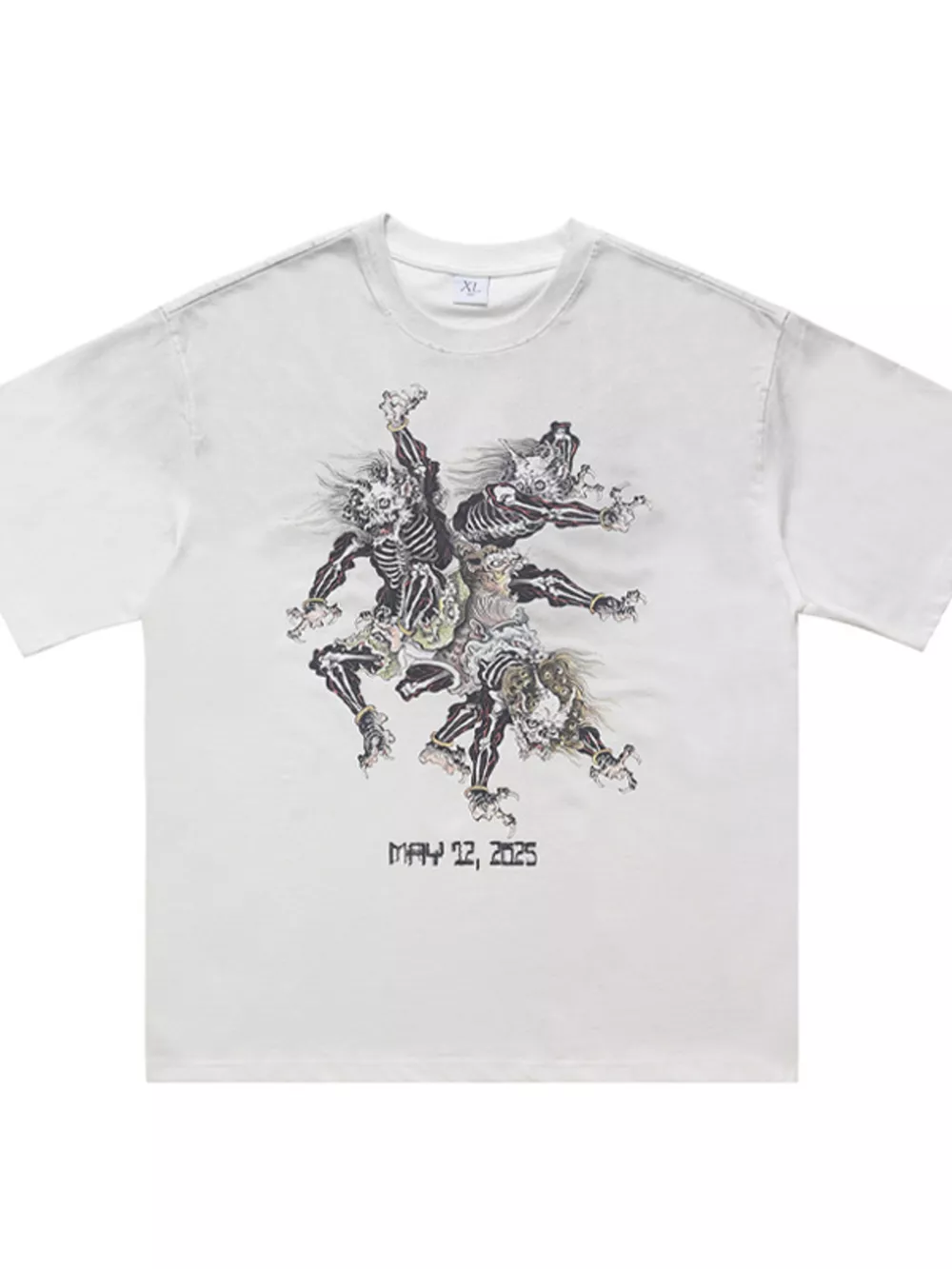 Men's Vintage Graphic Oversized T-Shirt, image 6