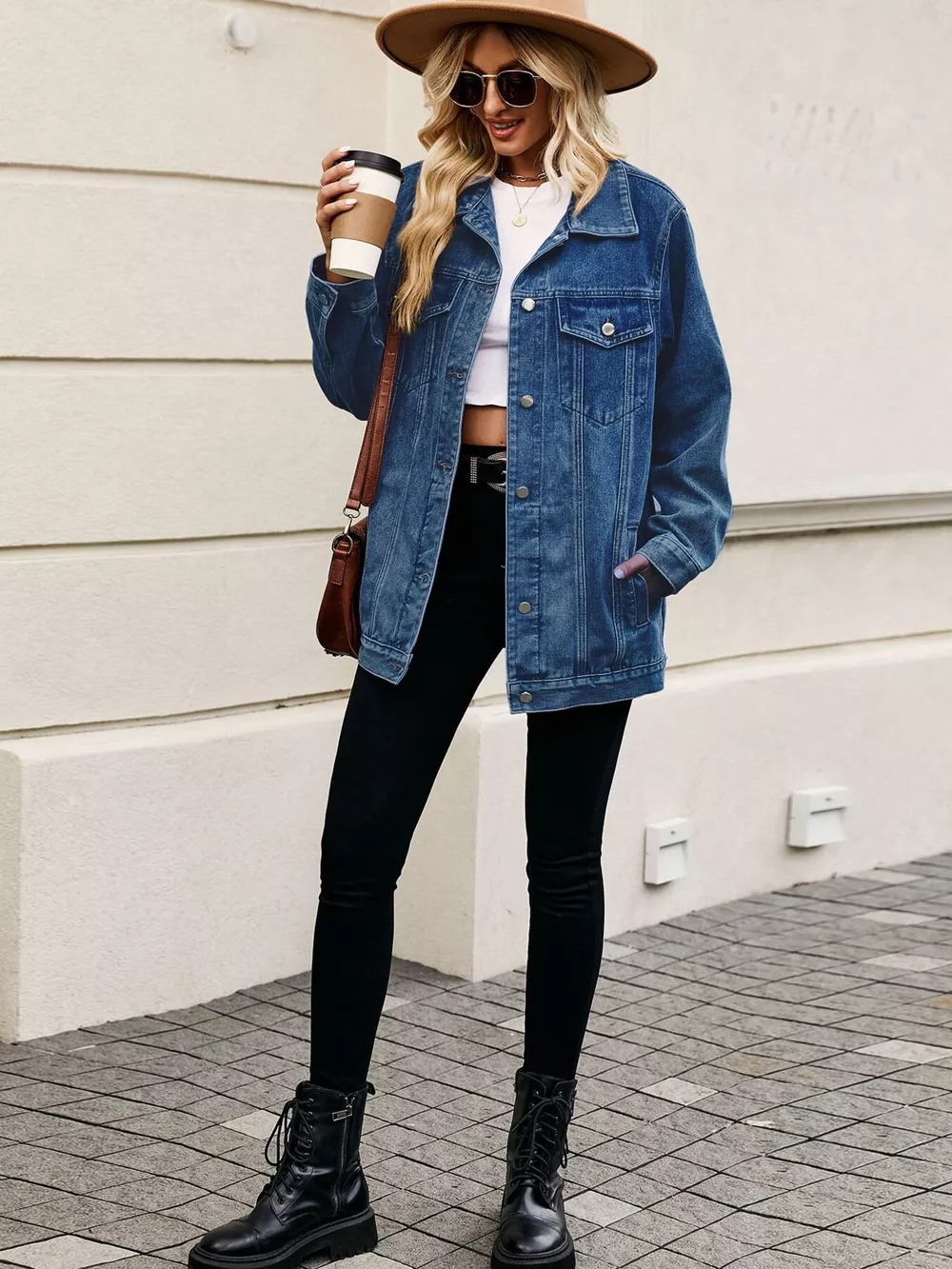Button Up Long Sleeve Denim Jacket, image 21