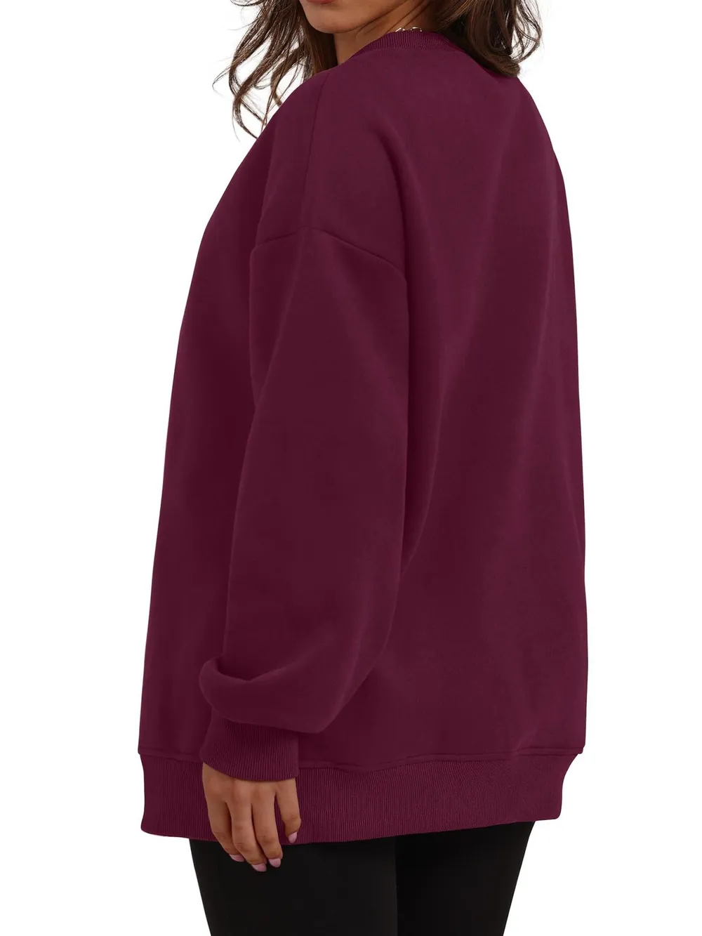 Oversized Long Sleeve Crewneck Sweatshirt, image 11