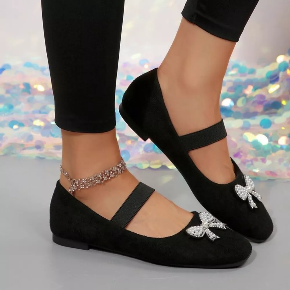 Square Toe Flats Slip-Ons, image 4