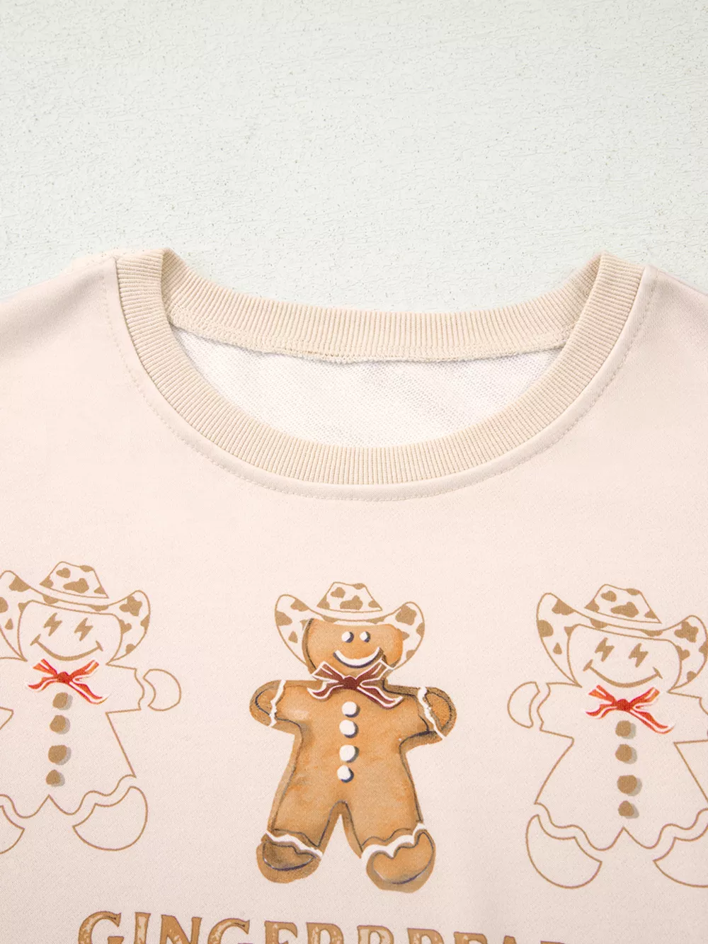 GINGERBREAD BAKERY Christmas Long Sleeve Top and Pants 2pcs Set, image 5