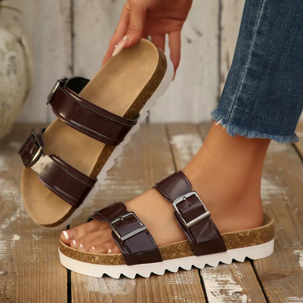 Open Toe Flats Sandals, image 3