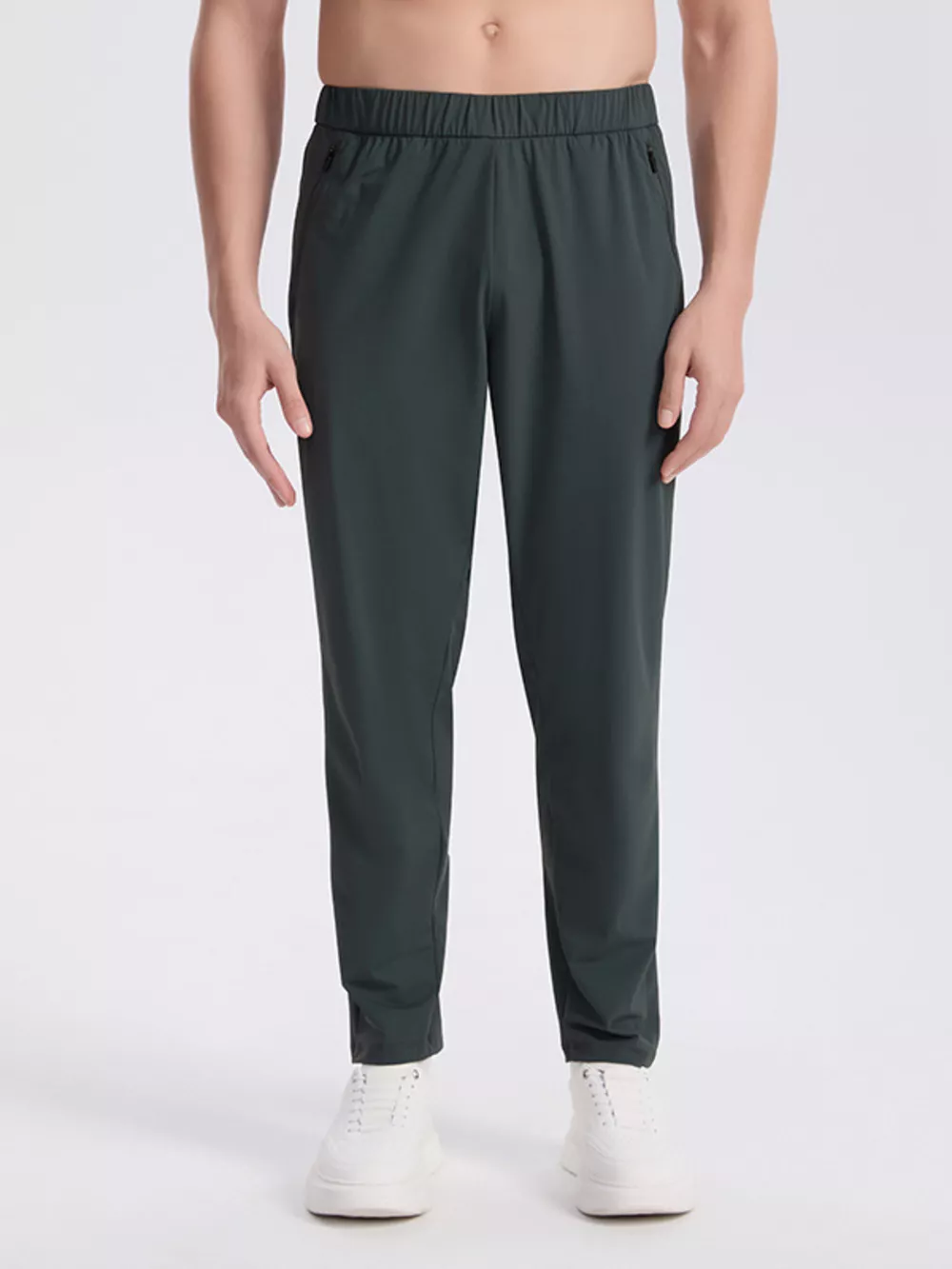 Men's Plus Size Elastic Waistband Active Joggers with Pockets, image 4