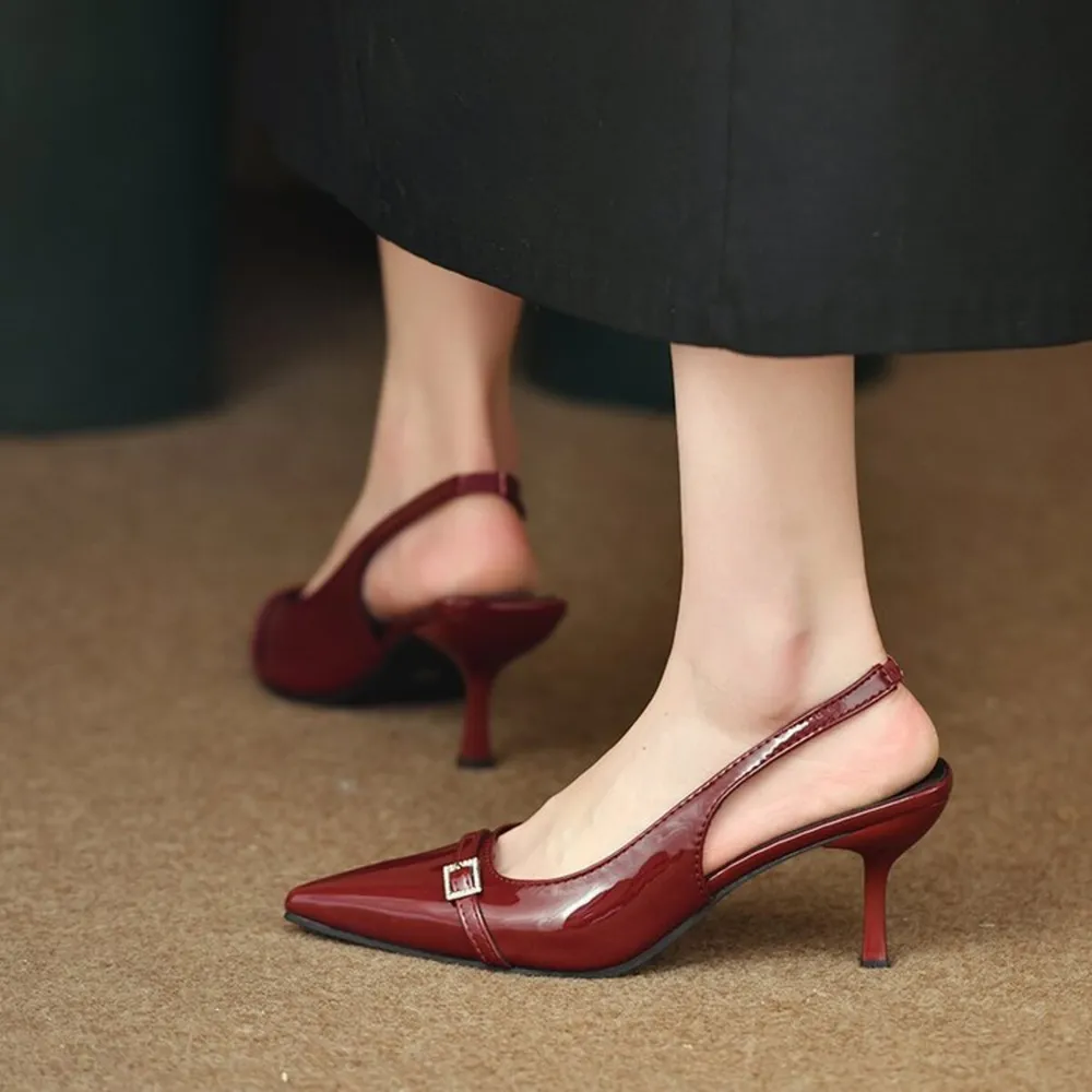 Pointed Toe Slingback Pumps, image 18
