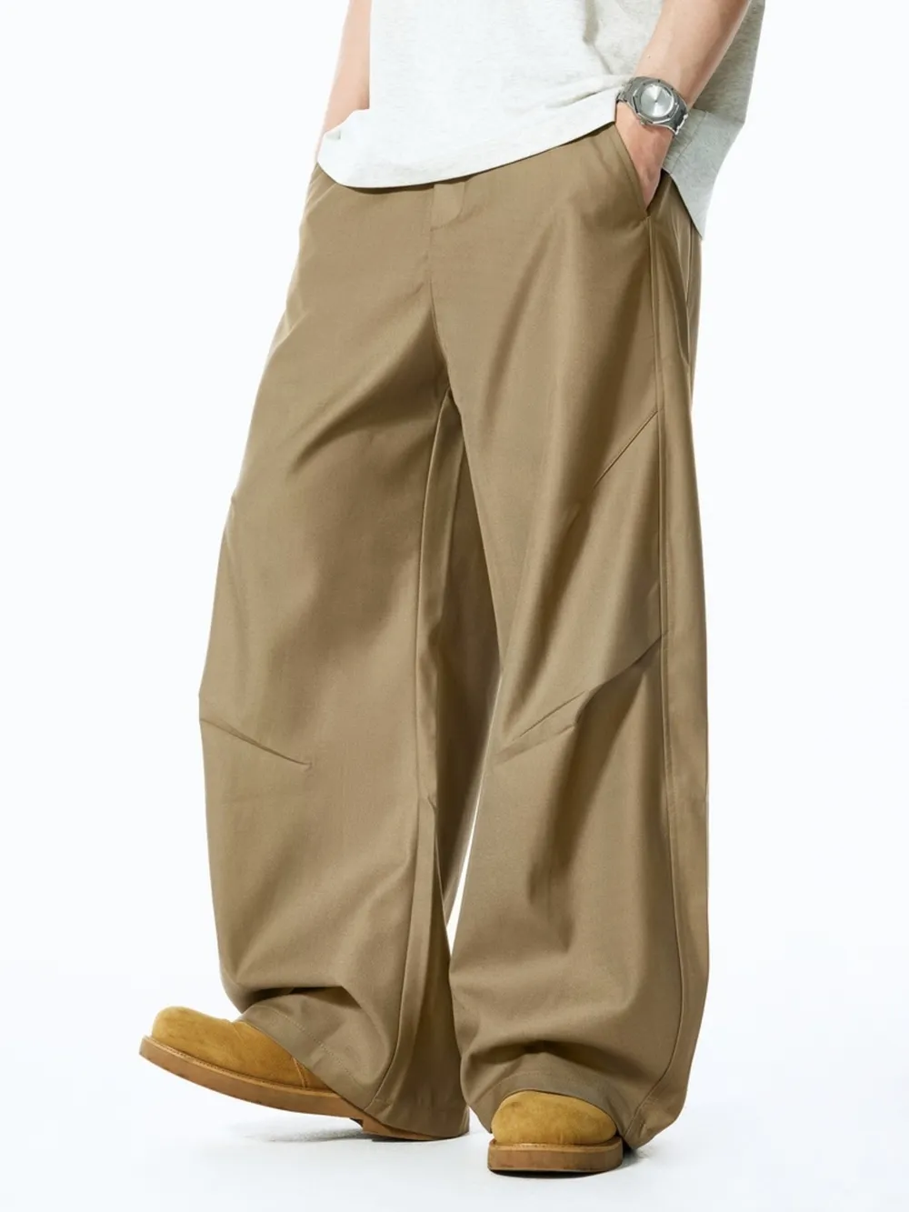 Men's Wide Leg Casual Pants, image 2