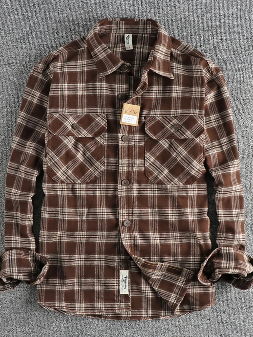 Men's Plus Size Plaid Button Down Shirt, image 10