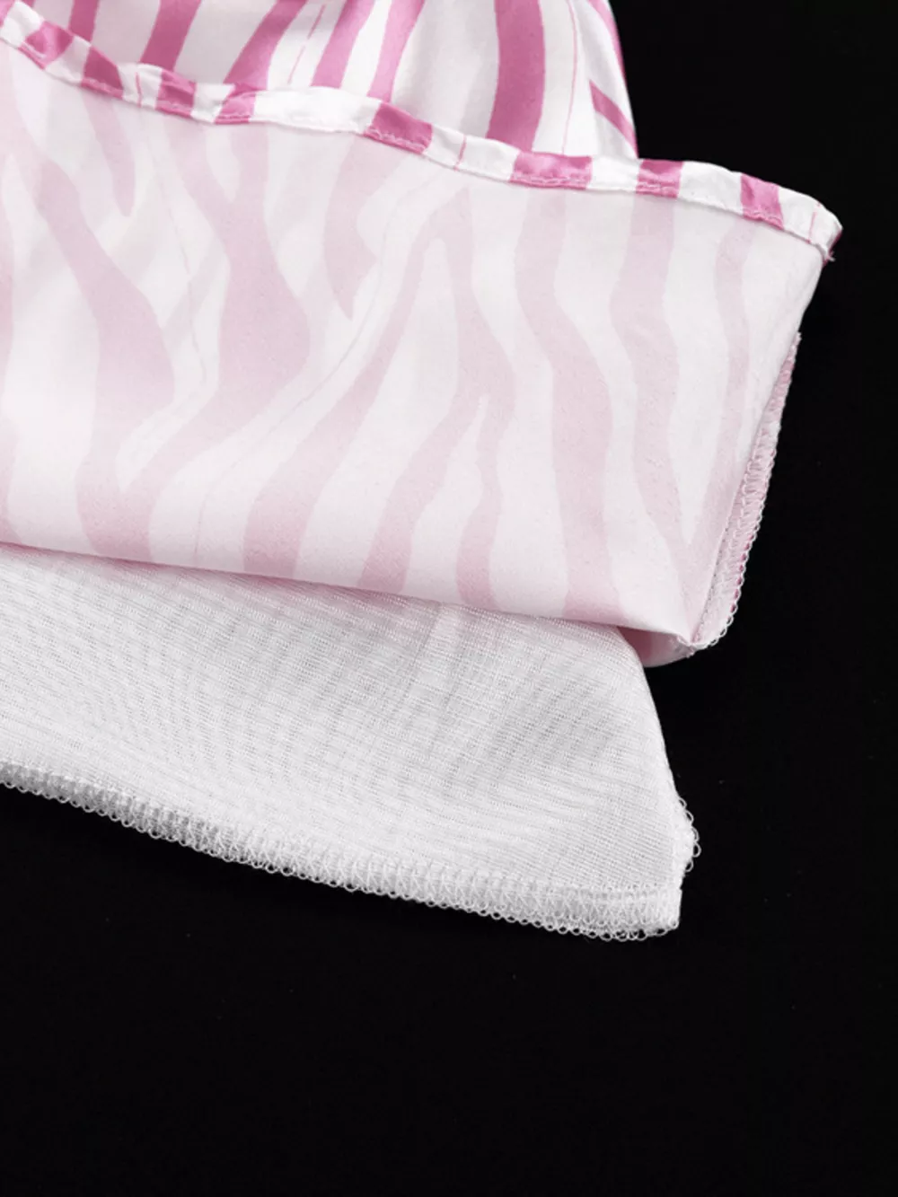 Satin Zebra Print Midi Skirt, image 15