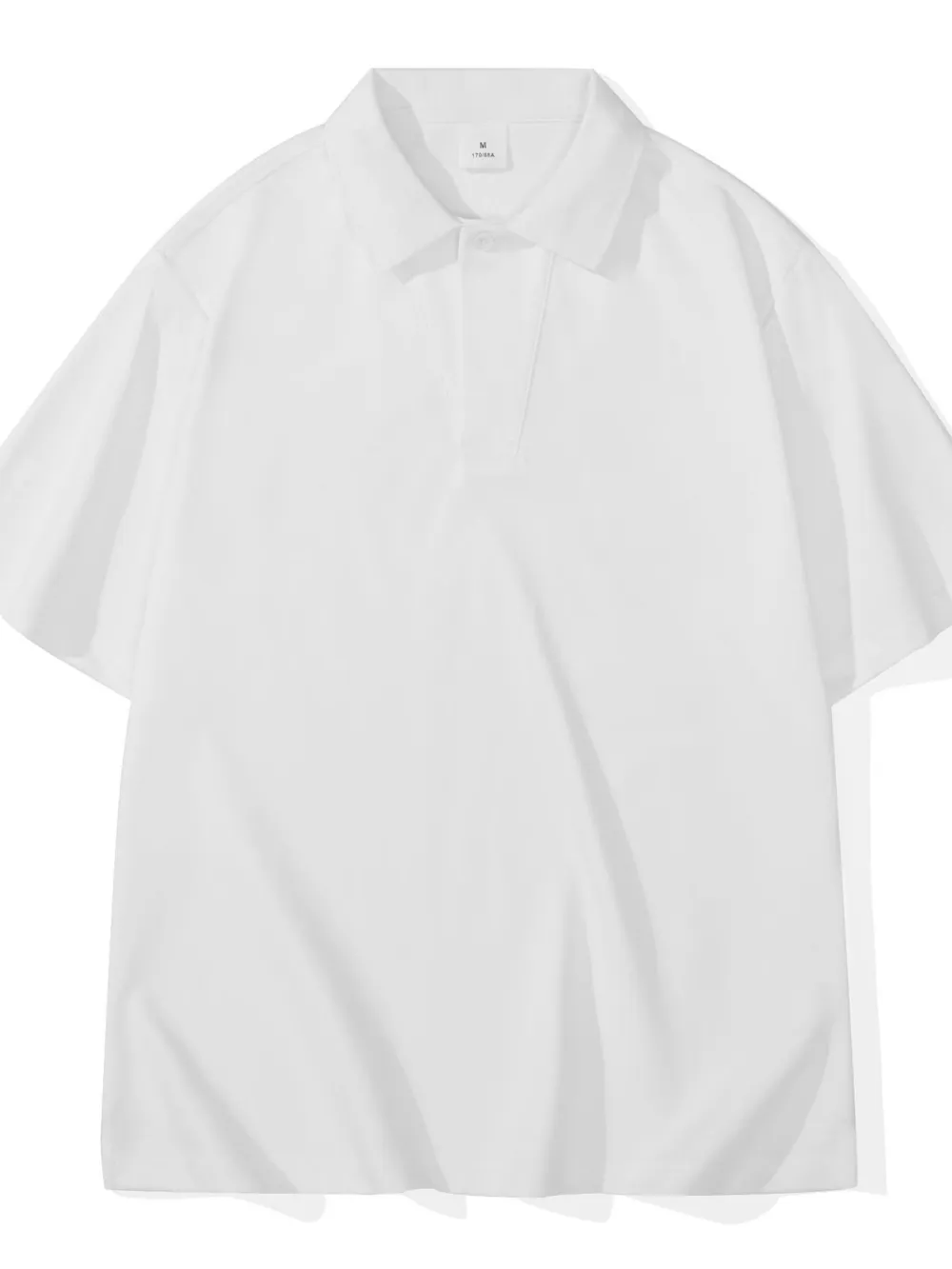 Men's Full Size Solid Color Casual Polo Shirt Plus Size, image 7