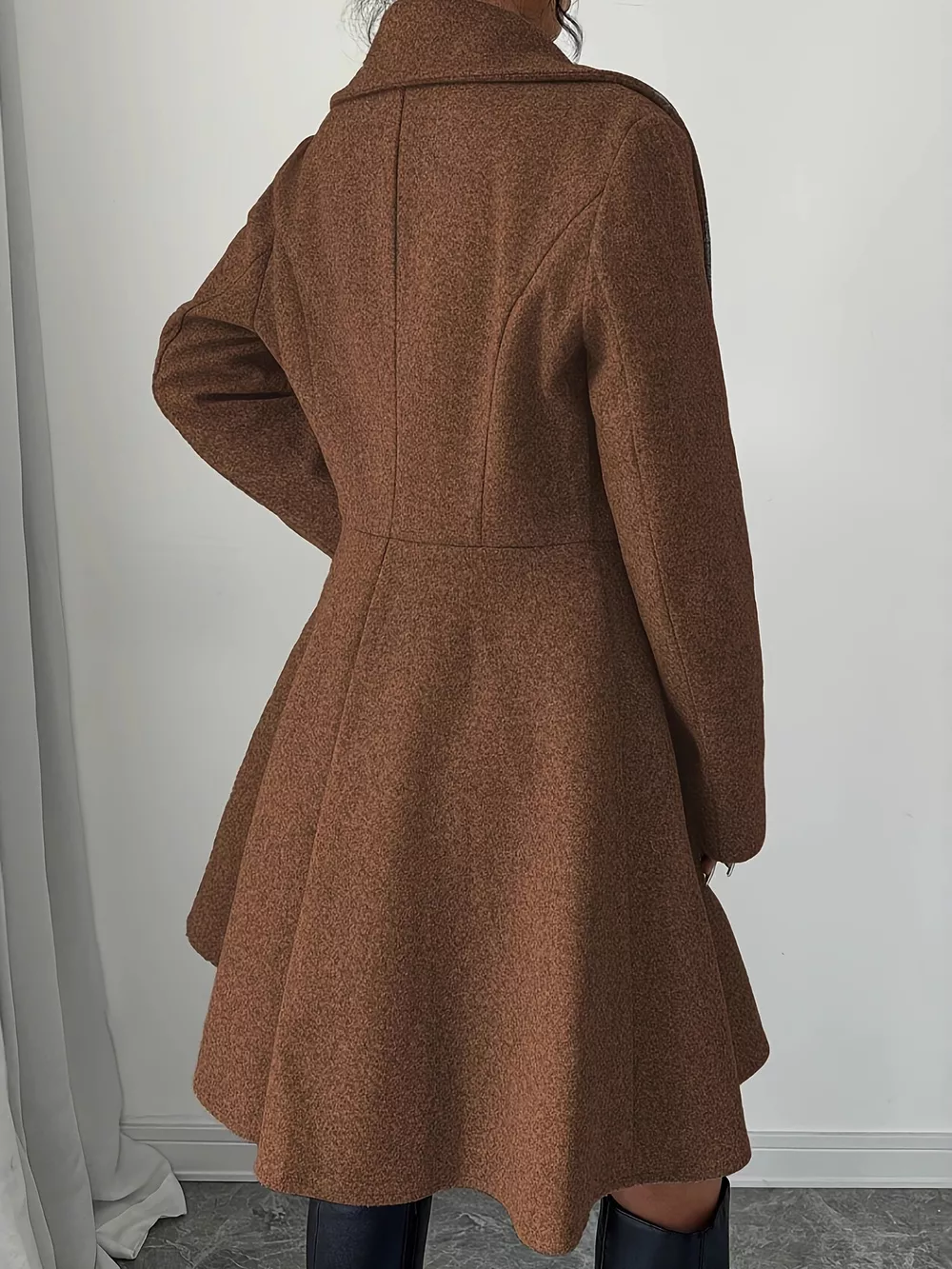 Double-Breasted Long Sleeve Outerwear, image 11