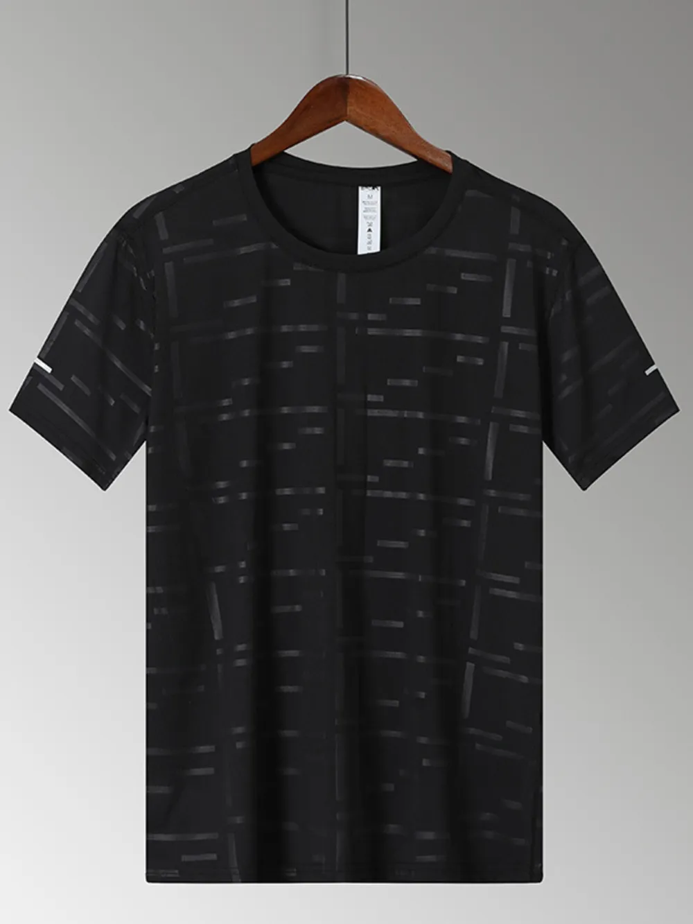 Men's Plus Size Round Neck Short Sleeve T-Shirt
