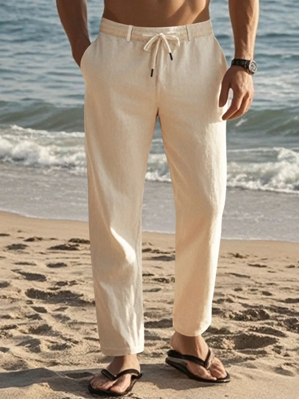 Men's Full Size Casual Drawstring Pants Plus Size, image 7