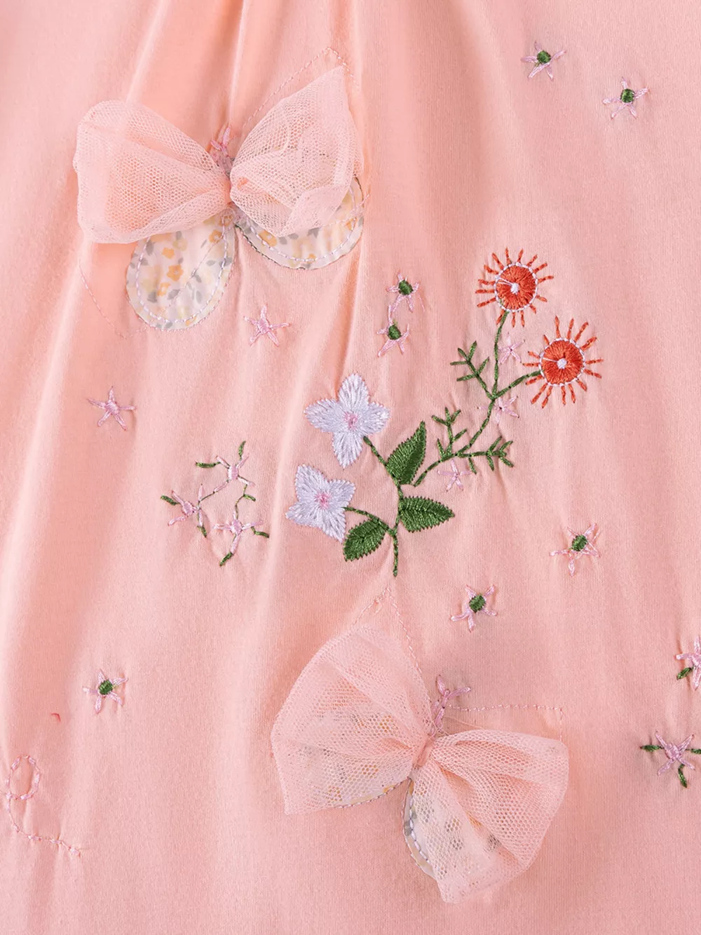 Children's Ruffled Hem Short Sleeve Dress, image 3