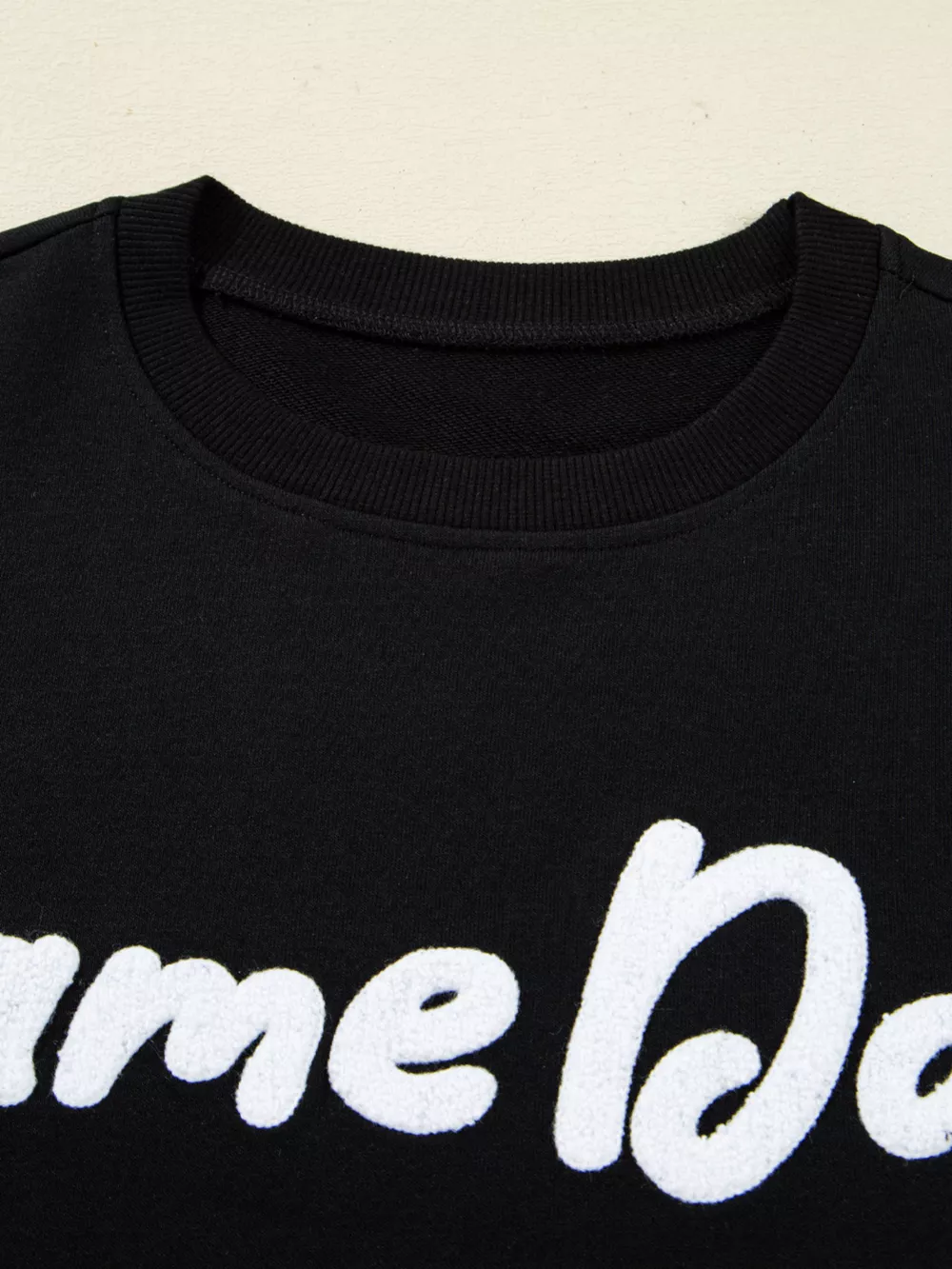 Chenille Game Day Drop Shoulder Sweatshirt, image 2