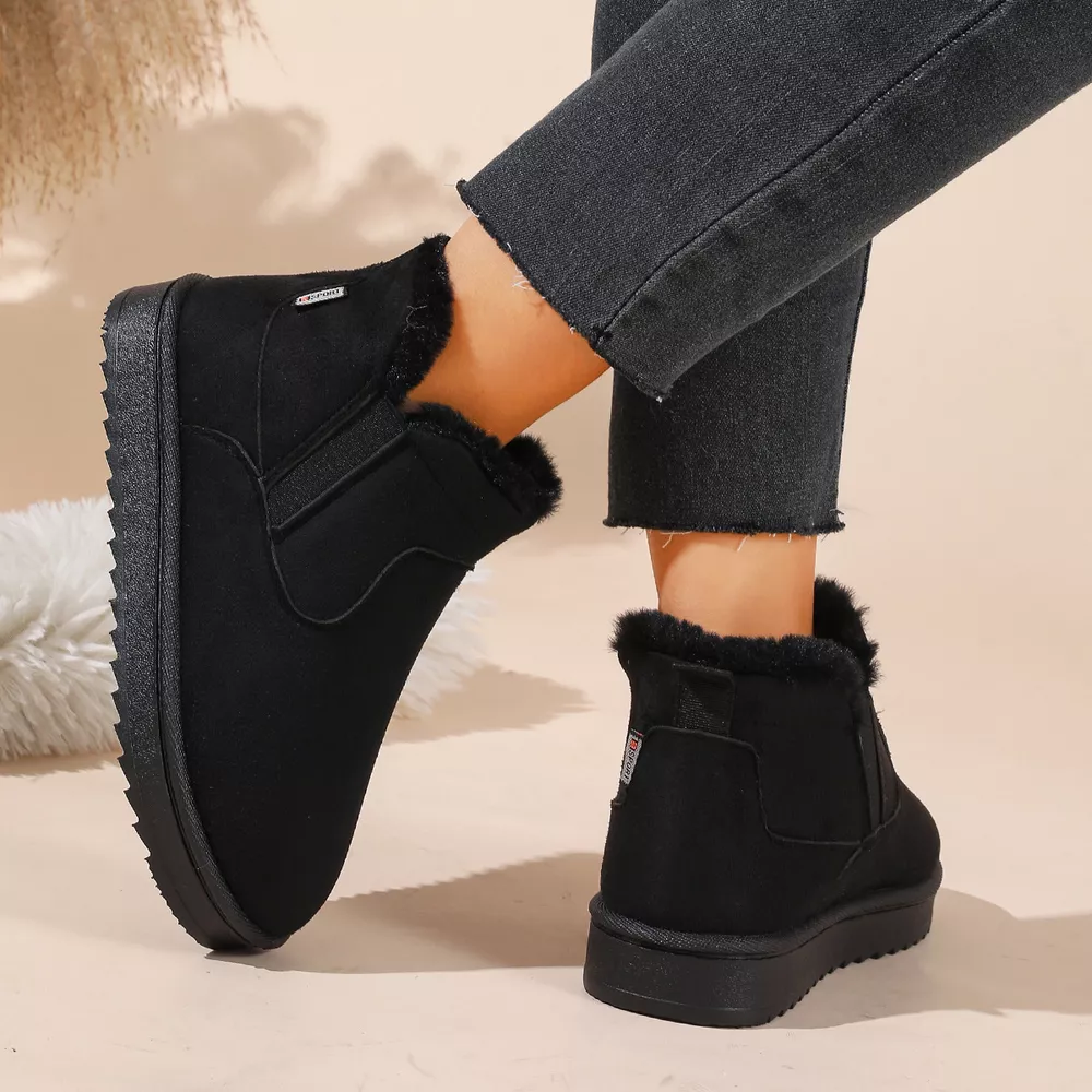 Plush Lined Winter Ankle Boots, image 9