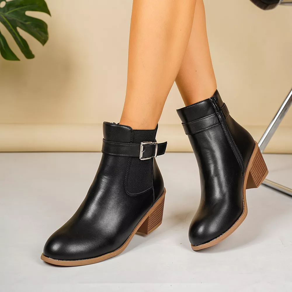 Point Toe Block Heels Boots, image 13